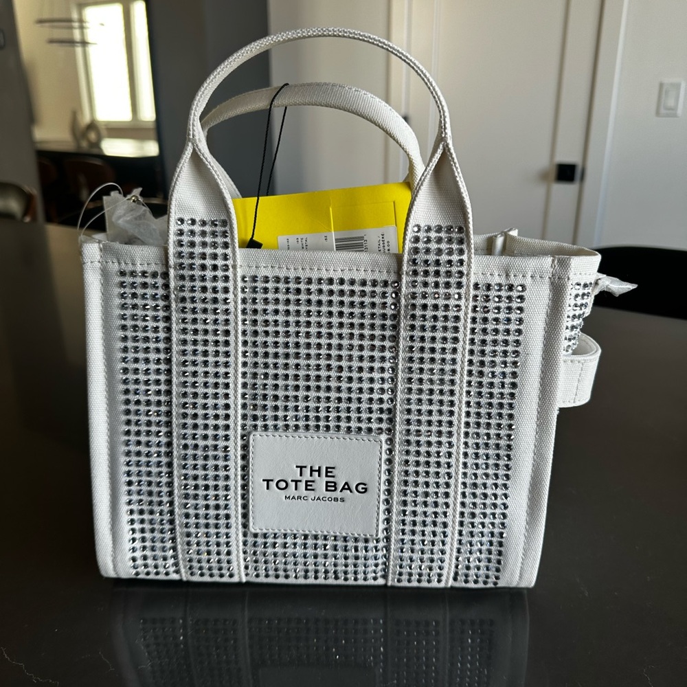 Marc Jacobs Studded White Tote Bag